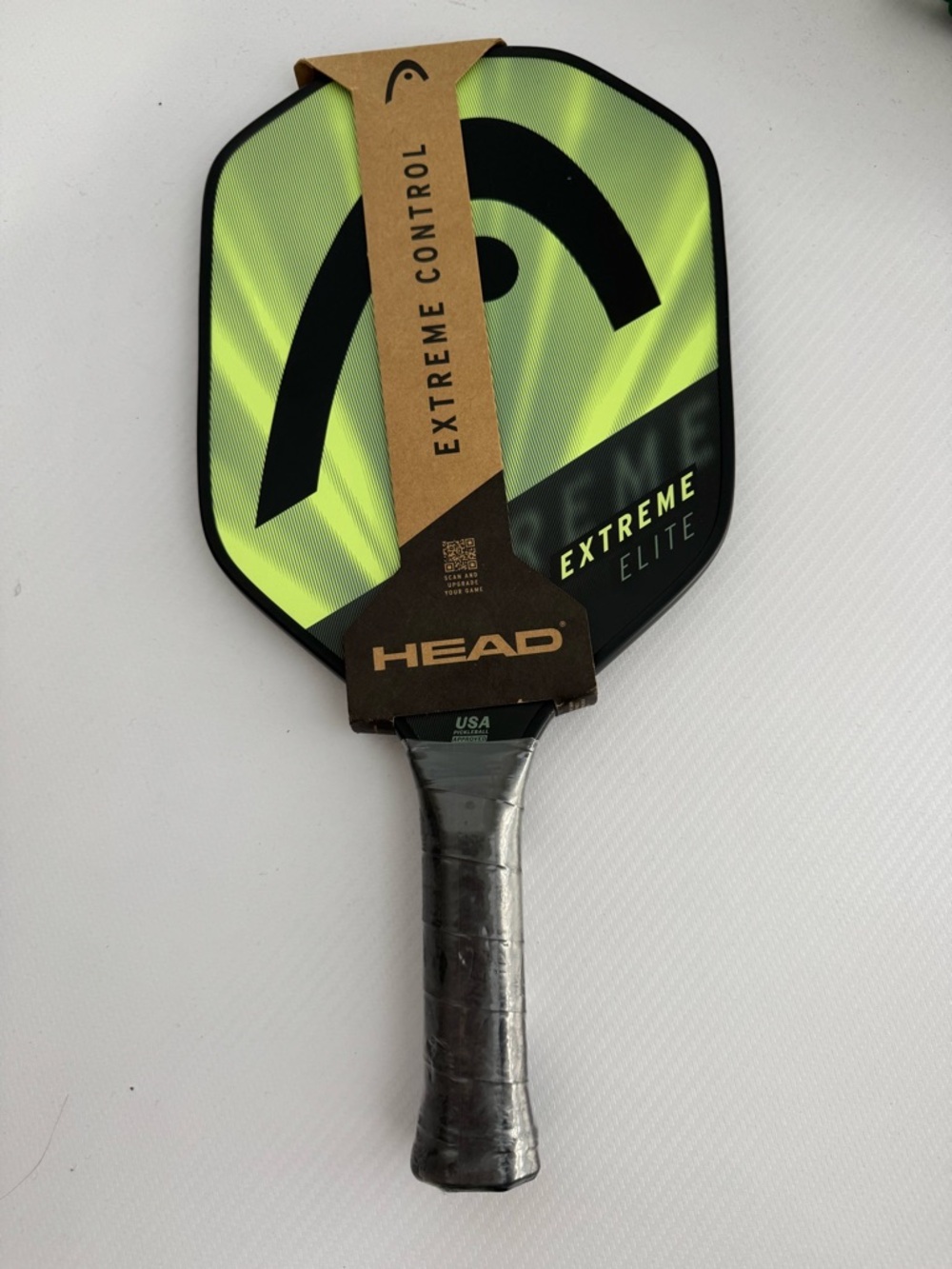HEAD Extreme Elite Pickleball Paddle in Neon Yellow and Black